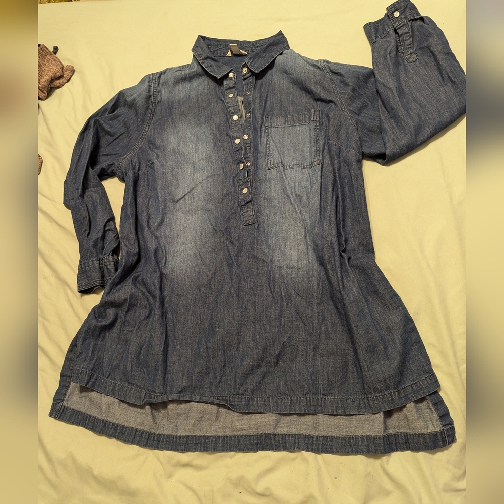 Denim Tunic 100% Cotton